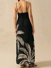 Printed Sleeveless Maxi Dress OutfitFlow